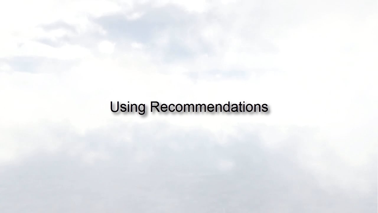 Using Oracle Social Network Recommendations (Release 10)