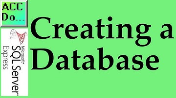 Creating a Database in SQL Server Express 2014