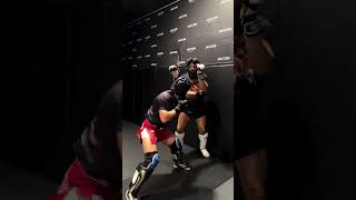 Sparring in camp at Jaxxon Media House with 2 rising UFC superstars #Ismailnaurdiev &amp; #Tucotokkos