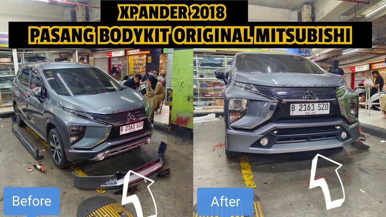 XPANDER 2018 PASANG BODYKIT ORIGINAL MITSUBISHI || SIMPLE DAN ELEGAN