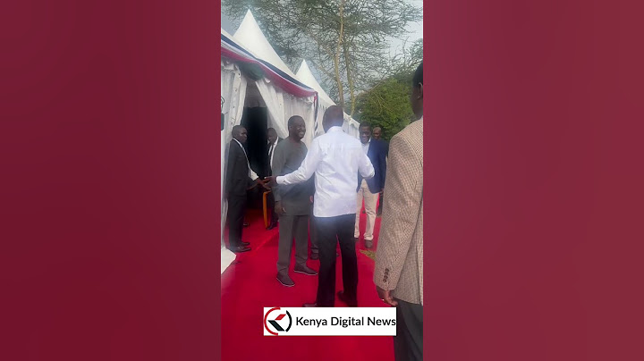 President Ruto and Raila Odinga at The Third National Executive Retreat in Kenya