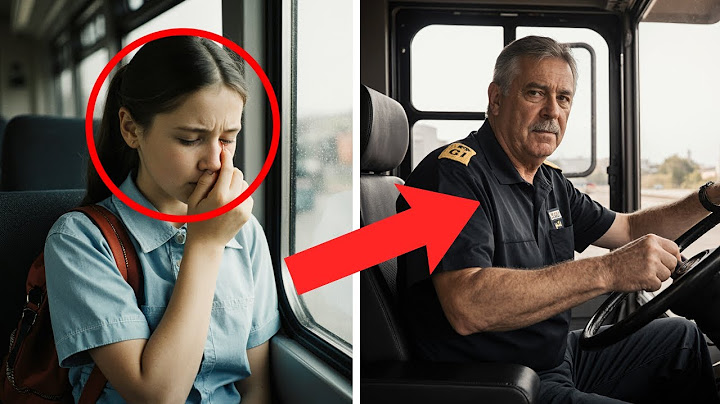 Řidič autobusu si všiml plačící holčičky, nahlédl po zastávce pod sedadlo a zůstal v šoku!