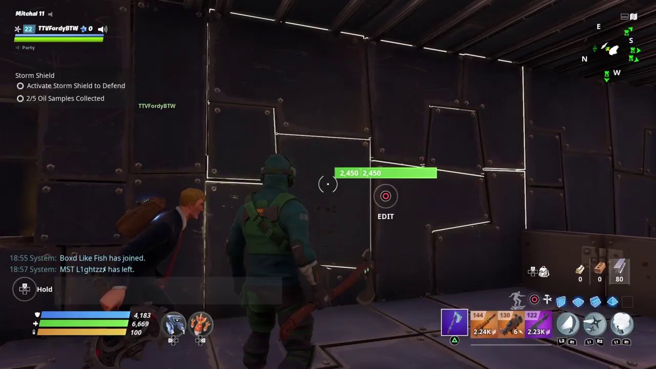 Giving 130 and 144  away for free fortnite save the world drop box