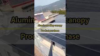 This is a polycarbonate endurance board awning. #aluminumalloycanopy #awning #sunroom