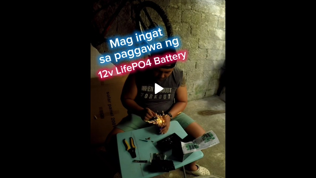 Paggawa ng 12volts LifePO4 Battery