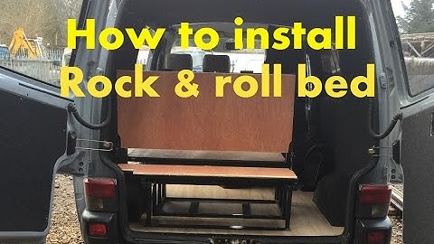How to install a rock and roll bed (VW T4)