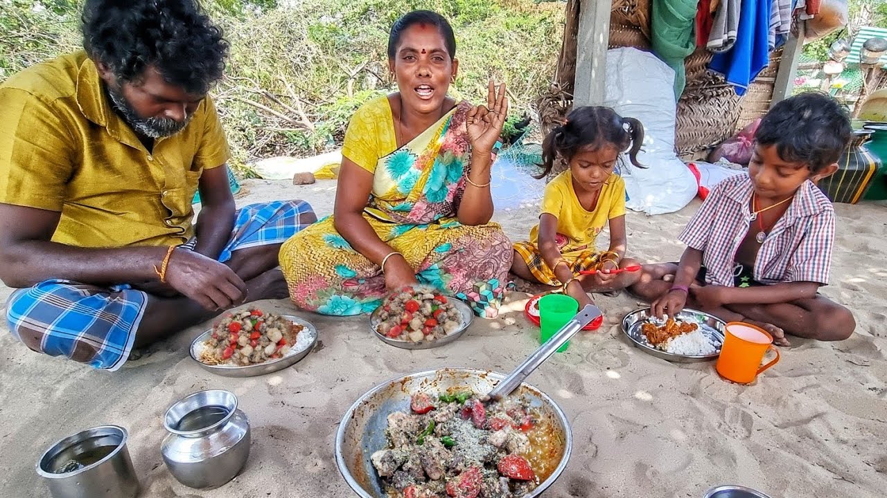மதினி செய்த தயிர் கோழி கறி அருமையான சுவை Yogurt chicken curry made with Madini tastes fantastic