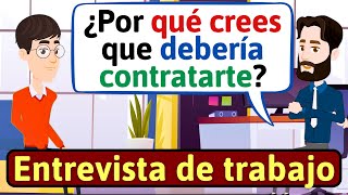 Thumbnail image for Entrevista de trabajo en Español (Conversación) Aprende español -Habla español - LEARN SPANISH