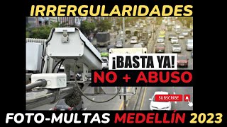 ABUSO EN AUDIENCIAS PUBLICAS  DE FOTOMULTAS EN MEDELLÍN 2023