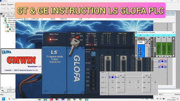 GMWIN : GT (Greater Than) & GE (Greater and Equal) Instruction LS Glofa PLC Tutorial With Simulation