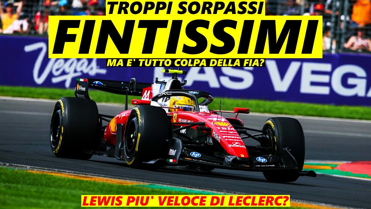 🔴 LECLERC A PODIO e BUONA FERRARI ma è UNA F1 A TRATTI IMBARAZZANTE. Gp Australia.