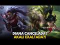 DIANA PERDEU A SKIN EXALTADA? VAZOU AKALI COMO A PRÓXIMA SKIN DE 32.000 RP?!