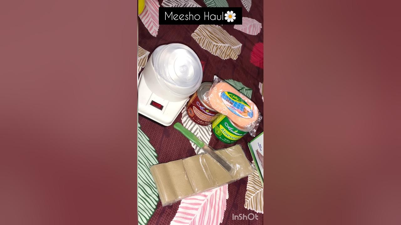 Waxing full kit in just Rs. 320😍 meesho meeshohaul youtubeshorts sistersquad trending 