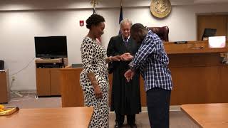 Married at the courthouse by the Justice of Peace
