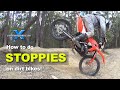 How to do stoppies (or nose wheelies) on a dirt bike︱Cross Training Enduro