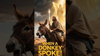 When a donkey Spoke | Bible Facts When a donkey Spoke | Bible Facts