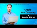 How To Create a New Company in Accounting (All-in-One) ERP Software