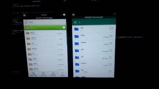 Legacy AROMA vs Libaroma file manager - desktop test