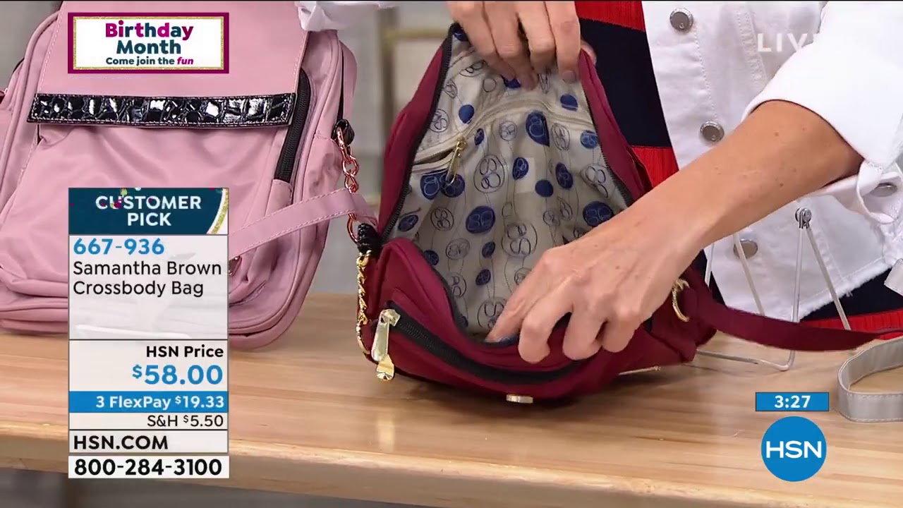 Samantha Brown Crossbody Wallet