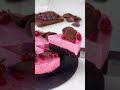 Easy Chocolate Cranberry Mousse Cake