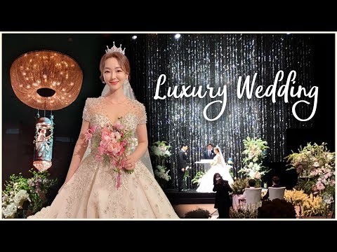 결혼식에 초대합니다 👰❤🤵 결혼식 브이로그 ❤ <strong>호텔예식</strong> / 디즈니웨딩 / 럭셔리웨딩의 정석 !