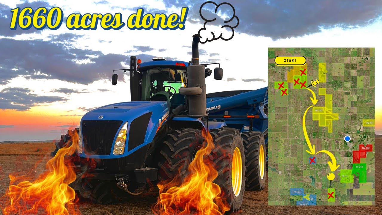 #24 Kanada – Pjūtė įsivažiavo! 1660 akrų done/ 8340 more to go! 🚜🌾