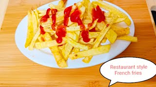 Restaurant style French fries Recipe|| Recipe by cook with Nilofer||# French fries#easyrecipes #