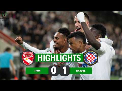 Thun Hajduk | 0-1 | Highlights | Europa Conference League | hajduk thun