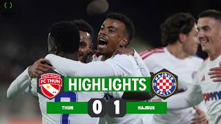 Thun Hajduk | 0-1 | Highlights | Europa Conference League | hajduk thun