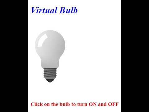 Bulb On and OFF using HTML - YouTube