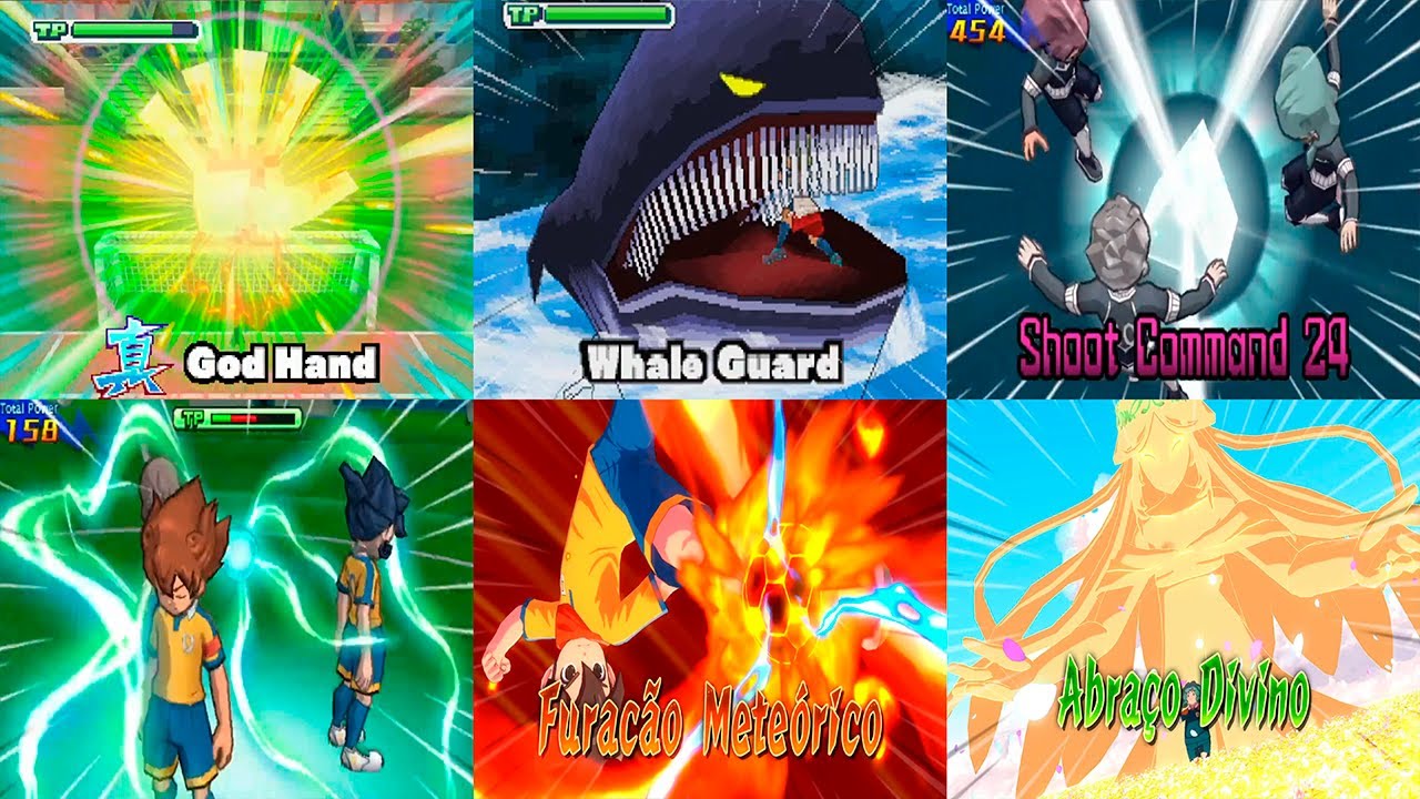 All techniques from every Inazuma Eleven game (2008-2026)
