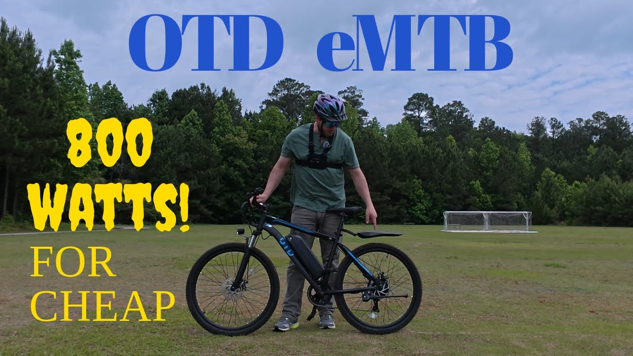 Увлекательная поездка на проверенном электрическом горном велосипеде OTD