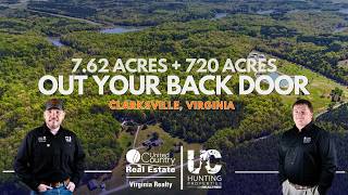 🏡 Country Home on 7.62 Acres Bordering Beaver Pond Creek WMA | Clarksville, VA