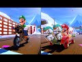 Mario Kart 8 Deluxe NEW DLC Tracks - Fruit Cup (2 Players)