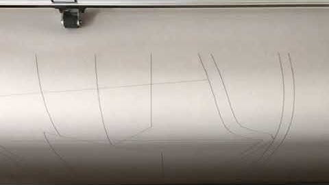 Apparel Marker Plotter 72 inch plottable 2 Heads