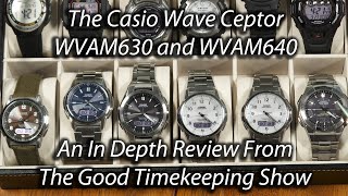 Casio Waveceptor Watches WVA-M640 and WVA-M630 In-Depth Review