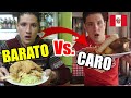 Comida BARATA vs CARA en PERÚ ¡grandes diferencias!