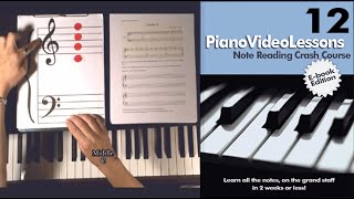 Learn to Play Piano Lesson 12:(Treble Clef E, F) Sheet Music Note Reading Crash Course