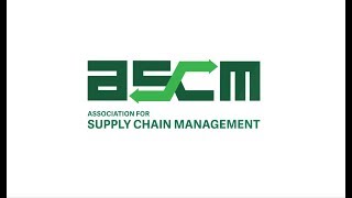 ASCM, the Association of Supply Chain Management