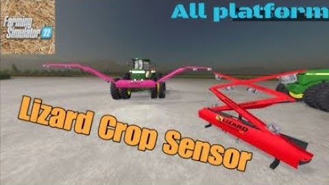 Lizard Crop Sensor / New mod for all platforms on FS22