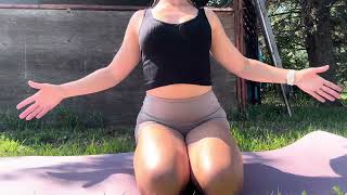 Outdoor Stretching In Spandex Asmr 4K With Steph Kooper