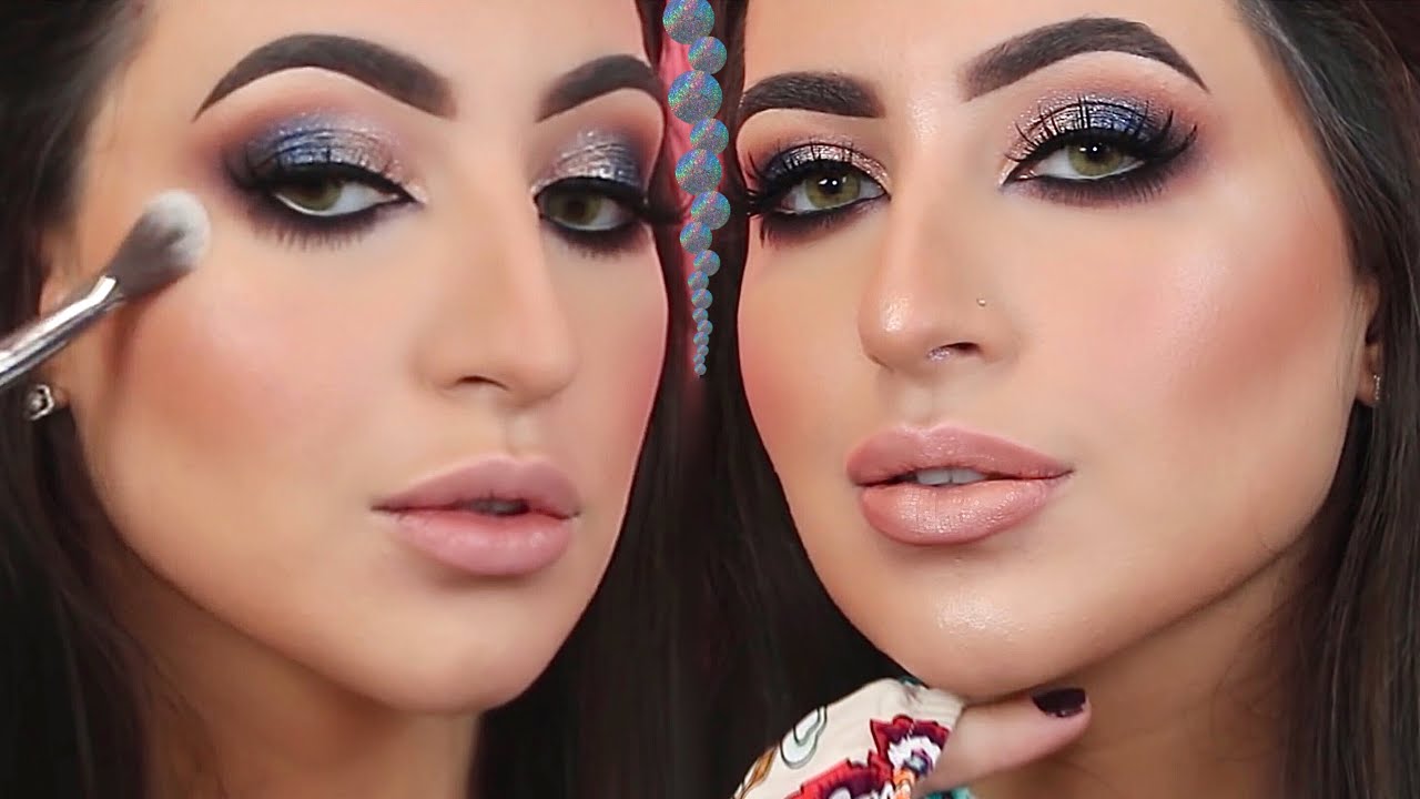 Glitter Smokey Eyes Makeup Tutorial | Melissa Samways