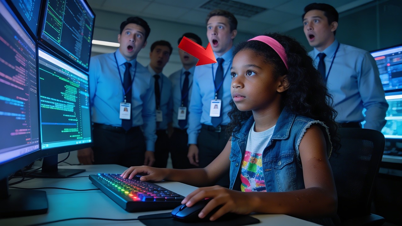 CEO Freaks Out When the System Fails — Then the Janitor’s Daughter Walks In and Amazes Everyone