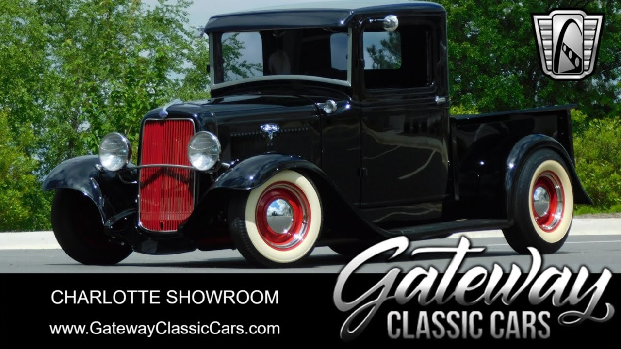 1934 Ford Pickup For Sale Gateway Classic Cars of Charlotte Stock 