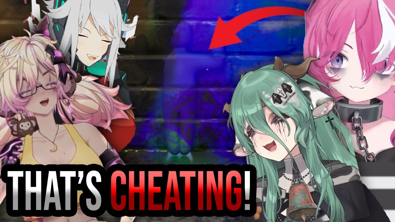 Crelly and Camila troll Koko and Zen in VTuber Meccha Chameleon