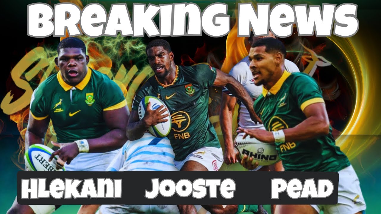 Breaking News: U20 Trio Called Up to Springbok Training Squad! 🇿🇦