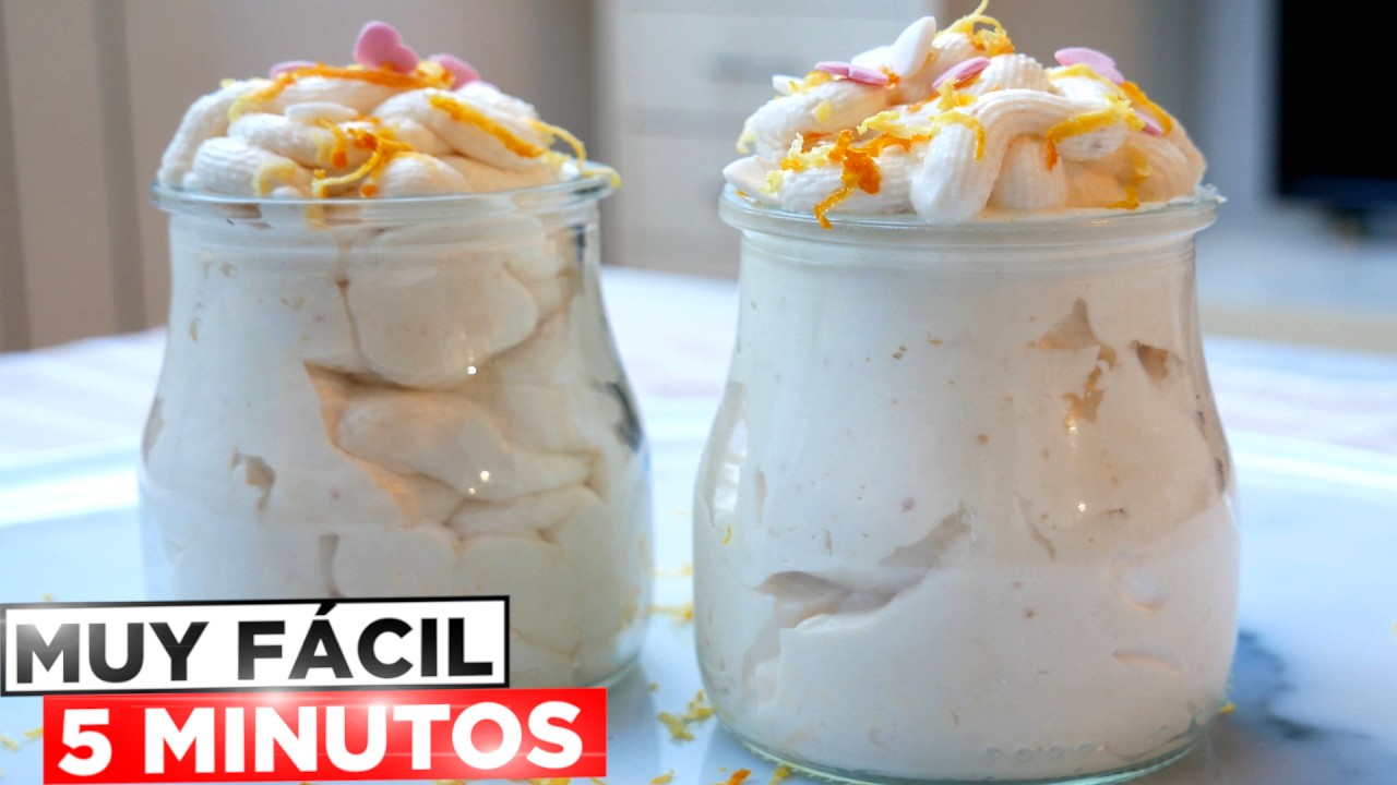 MOUSSE de TURRON 🧁😋 2 INGREDIENTES y En 5 MINUTOS (receta NAVIDEÑA fácil y cremosa)