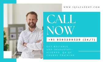 QA QC Courses Hyderabad - Why IQS Academy is the best choice for QA QC Course Training in Hyderabad?