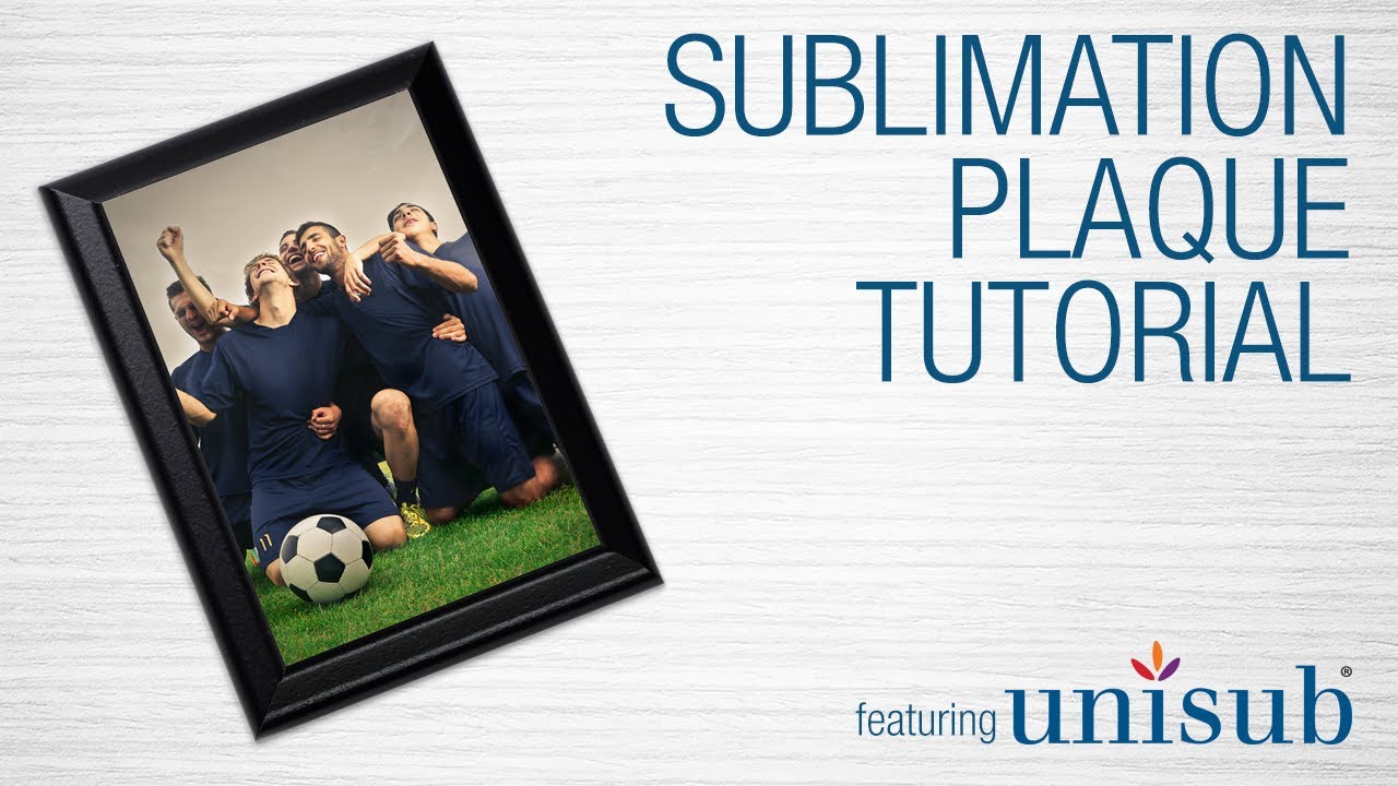 Unisub Sublimation Plaque Transfer Using HPN Signature Series Swing Away  Heat Press 