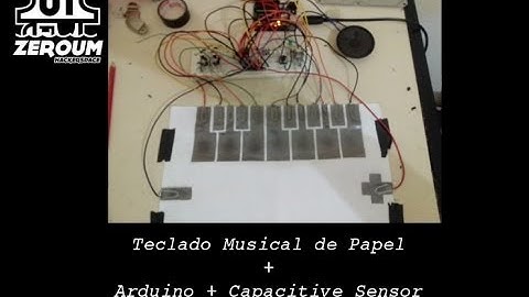 Teclado Musical Touch Arduino  + Capacitive Sensor + Speaker   ZeroUm HackerSpace